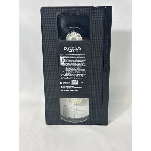 Don’t Say A Word Premiere Series VHS Tape 2001 - Michael Douglas - Picture 5 of 10